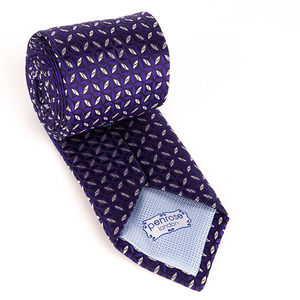 PENROSE WHITE SMOKE PAISLEY TIE | MENS